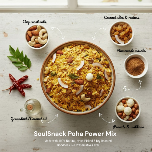 Crunchy Cuisine - Poha power mix