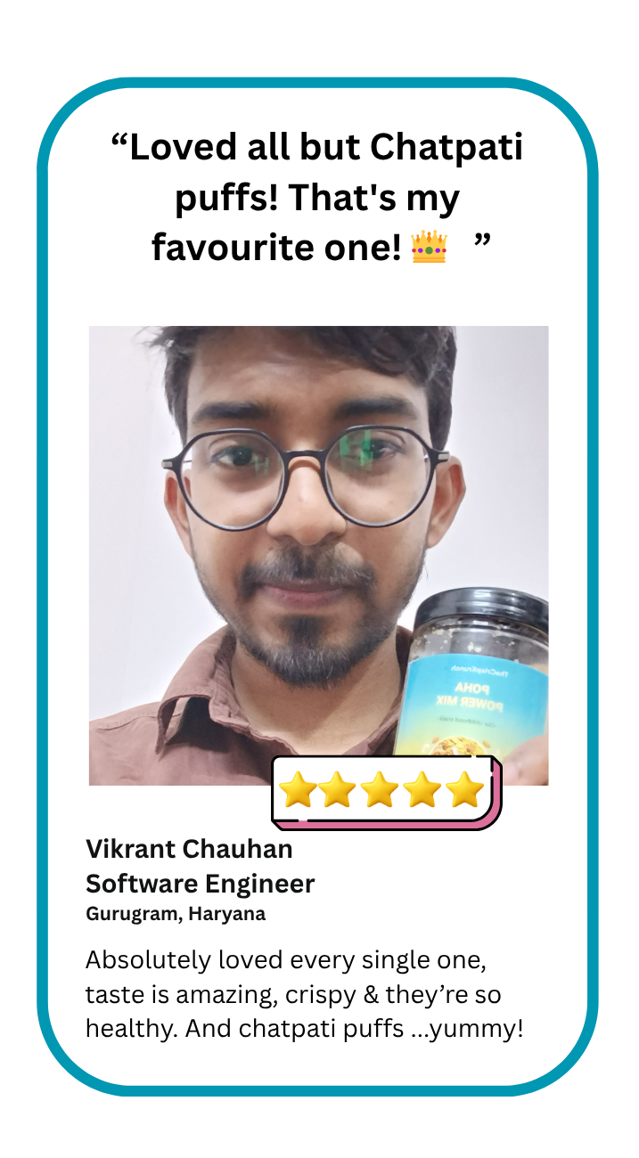 The Crisp Krunch customer loved Chatpati Puffs, software engineer from Gurugram