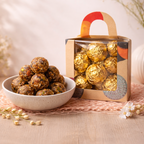 The Crisp Krunch Date Fusion Bites — healthy dates laddu with nuts and seeds, no refined sugar, no preservatives, made with ghee