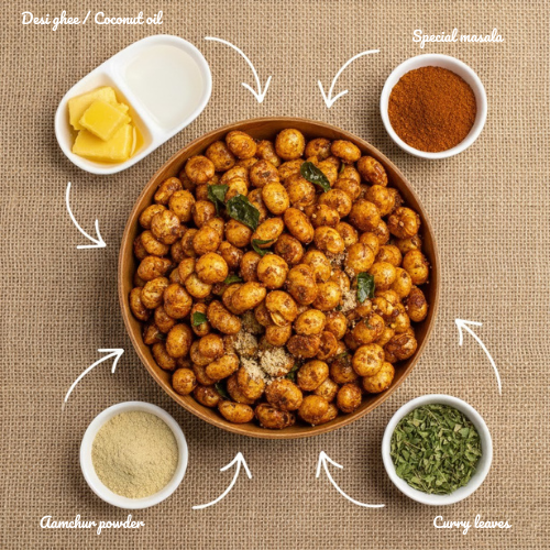 Chatpati Puffs - Spicy Makhana Balls